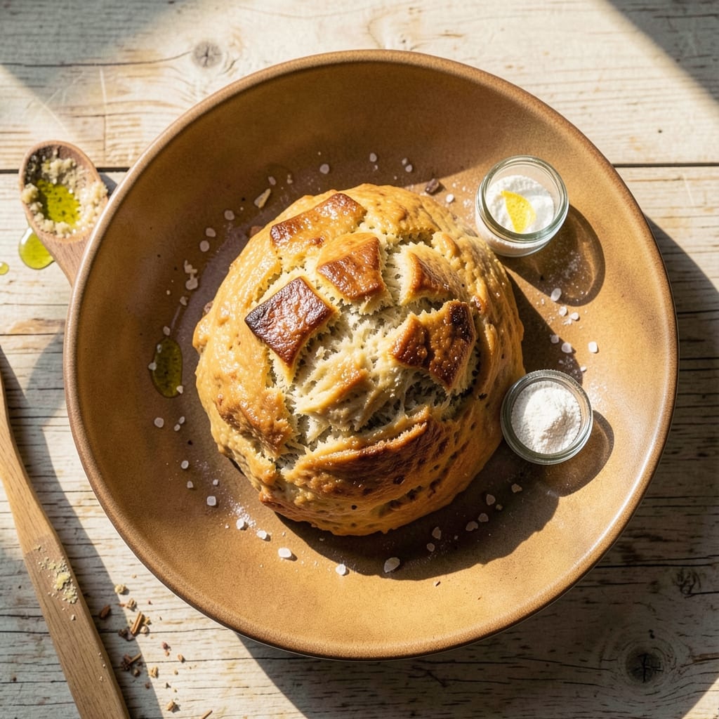 3-Ingredient Gluten-Free Bread Recipe: No-Knead Rise in 20 Minutes