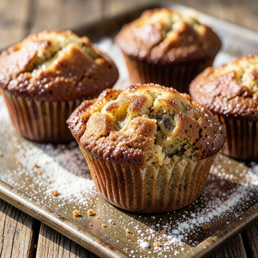 4 Banana Bread Muffins Recipe: Mini Loaves With Spiced Crumb and Buttery Top