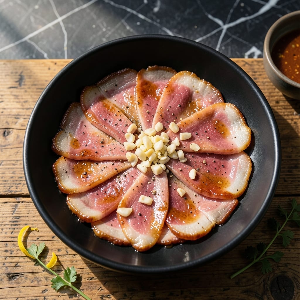 Thin Sliced Pork Belly Recipe: Crispy Layers with Rich Marbling
