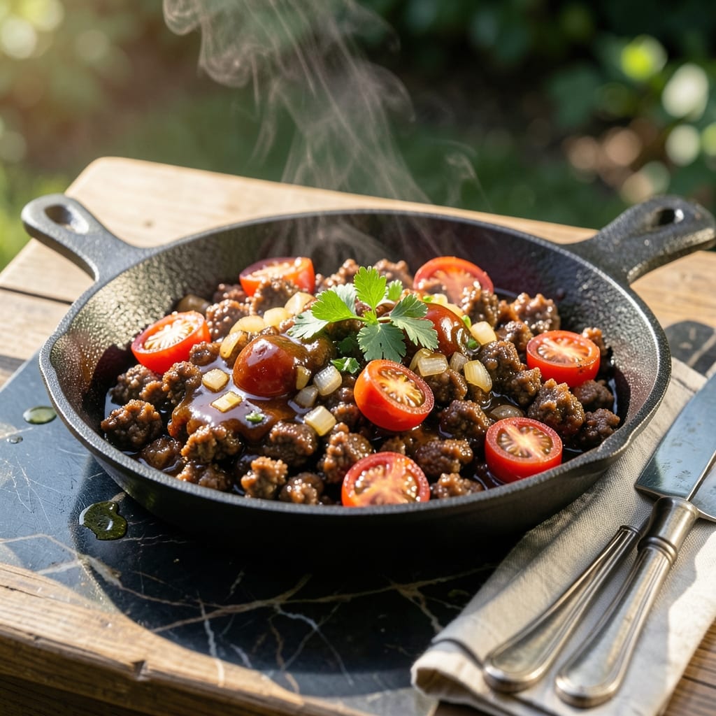 BBQ Ground Beef Recipe: Smoky Backyard Flavor in a Skillet