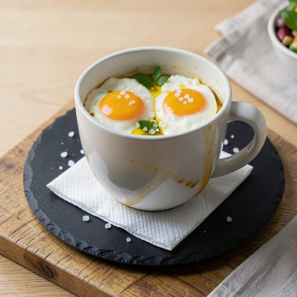 1-Minute Egg Recipe: Microwave Mug Magic With Silky Yolk