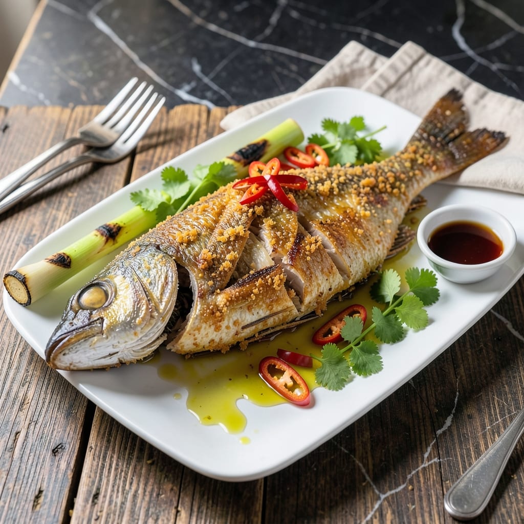 Vietnamese Fried Fish Recipe: Crispy Skin With Aromatic Herb Crust