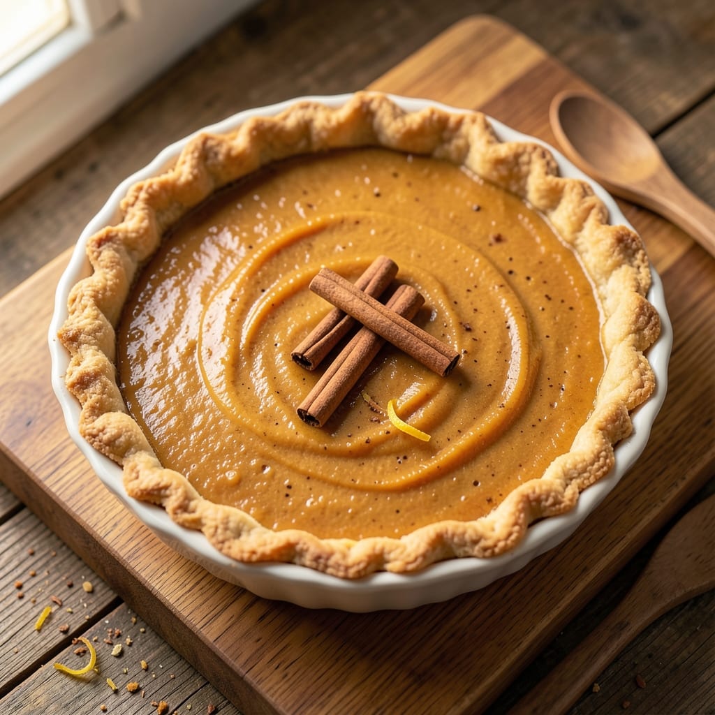 3-Ingredient Pumpkin Pie Recipe: Spiced Filling in a Crustless Crunch