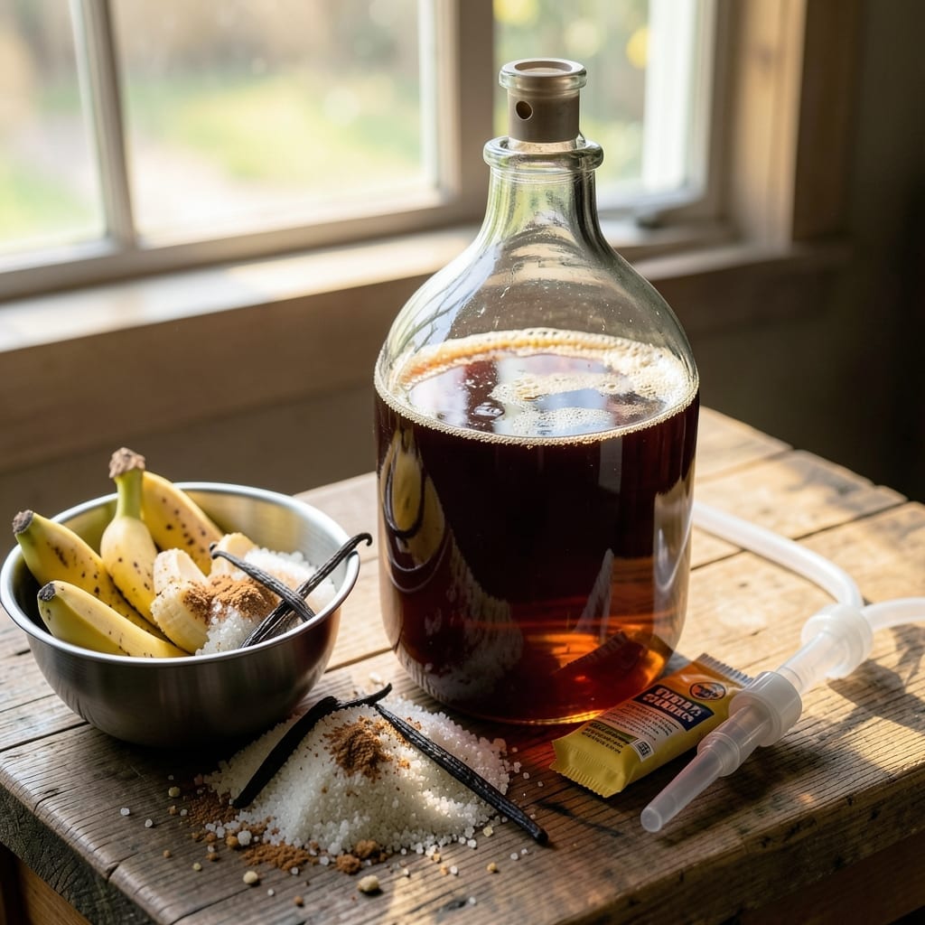 5-Gallon Banana Wine Recipe: Fermented Sweetness With Bold Flavor Depth