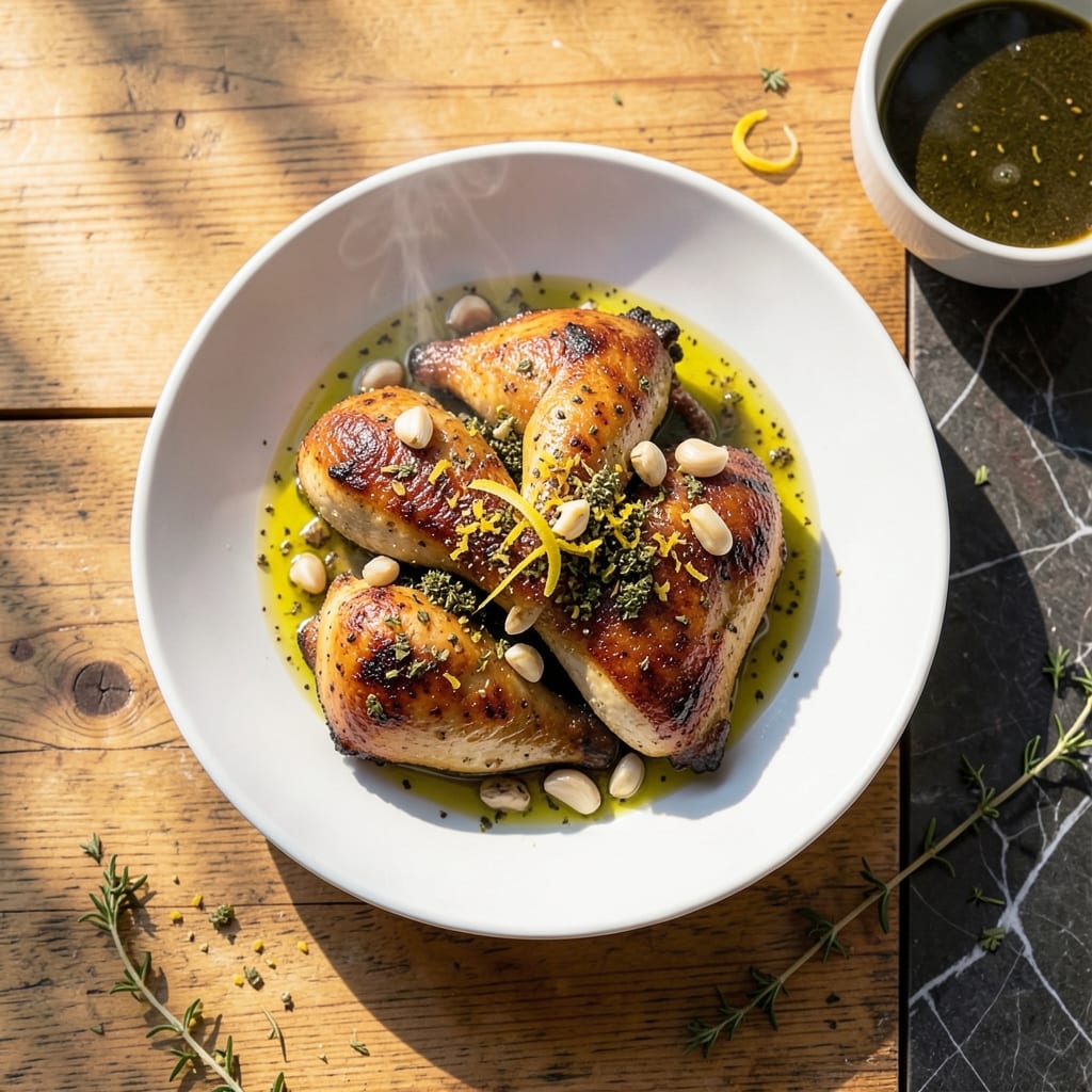 Cypriot Chicken Recipe: Island Spices and Lemon Brightness