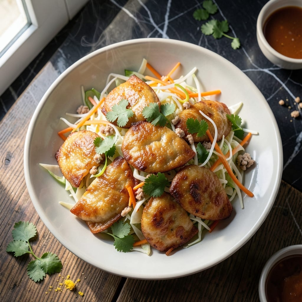 Vegetable Potsticker Recipe: Pan-Seared Crisp with Herb-Infused Filling