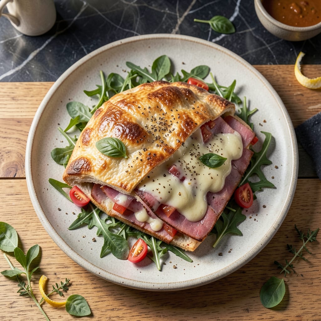 Ham And Cheese Calzone Recipe: Stuffed With Gooey Melty Goodness
