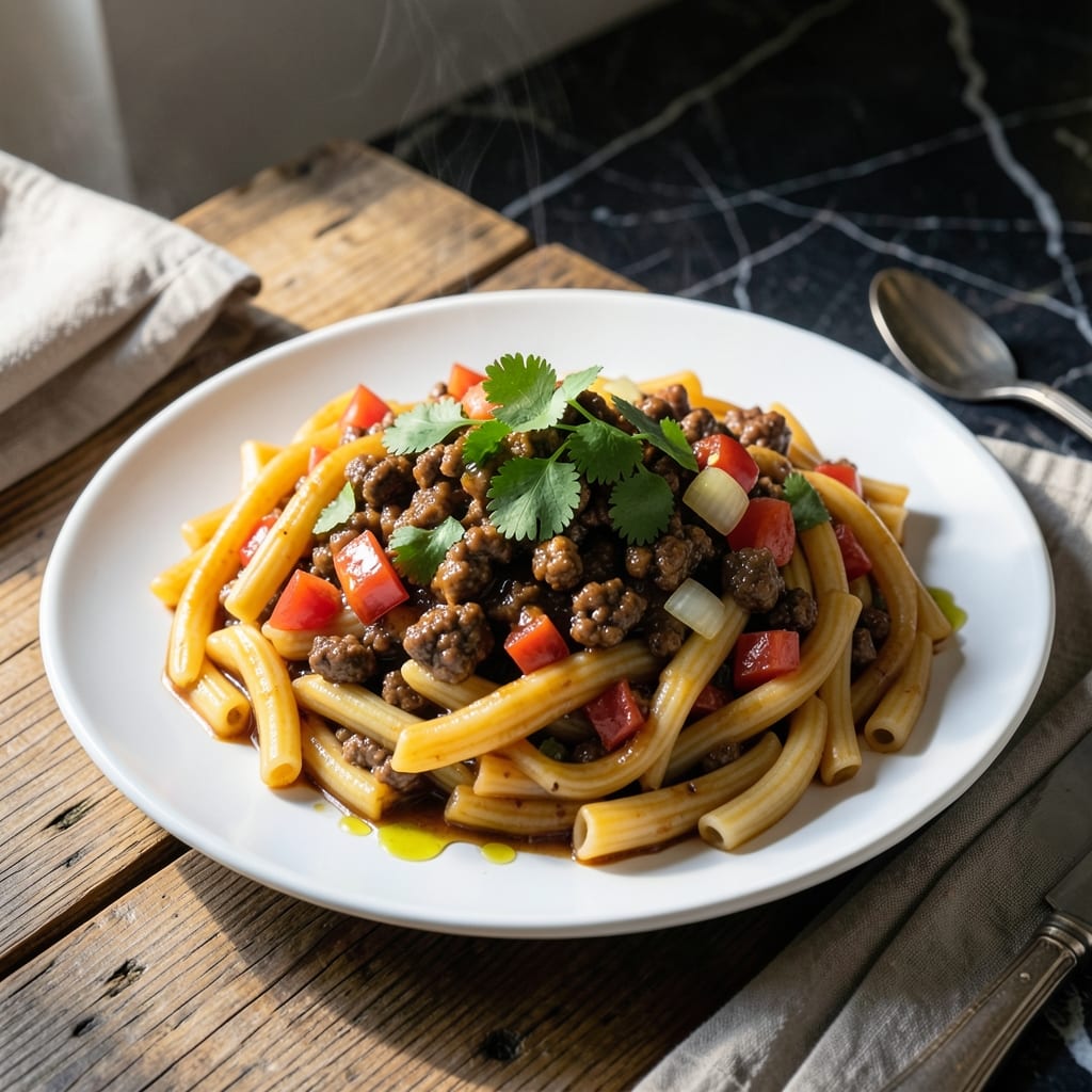Hellofresh Southwest Beef Cavatappi Recipe: Spicy Pasta in One Pot