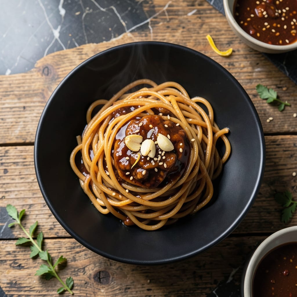 Dry Noodle Recipe: Stir-Fried with Savory Soy and Garlic