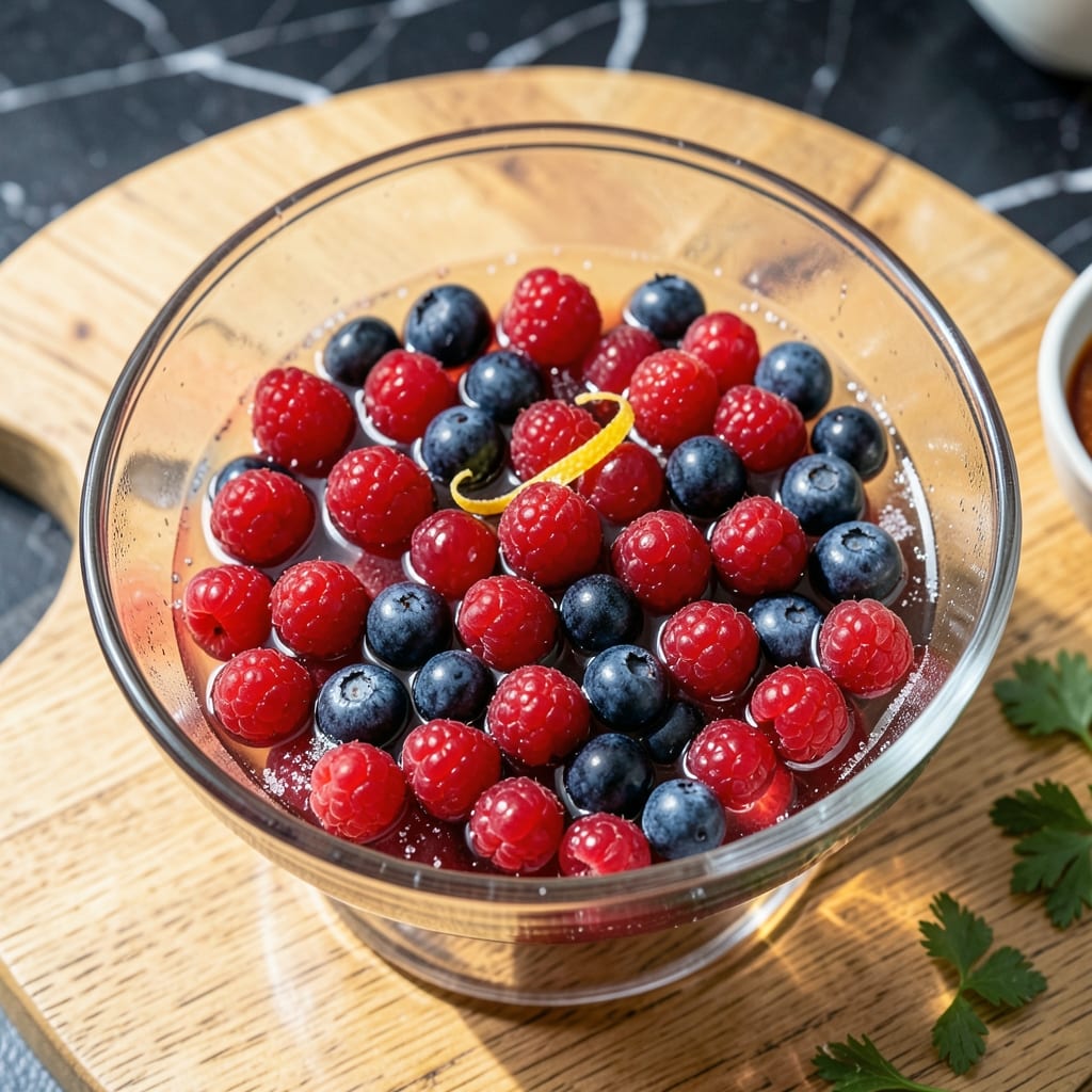 Fruit Caviar Recipe: Bursting Berries in a Light Syrup