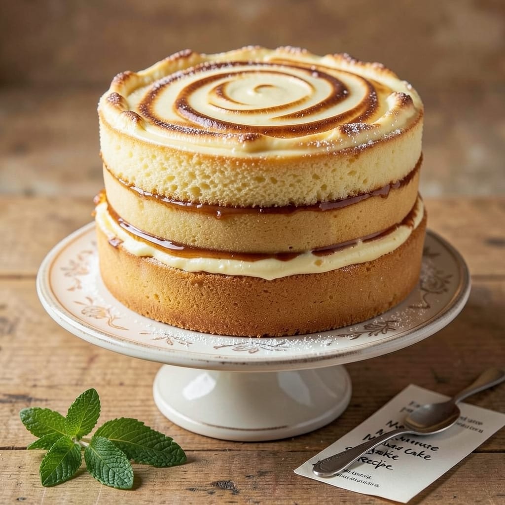 Microwave 123 Layer Cake Recipe: Fondant-Crowned Tower in 5 Minutes