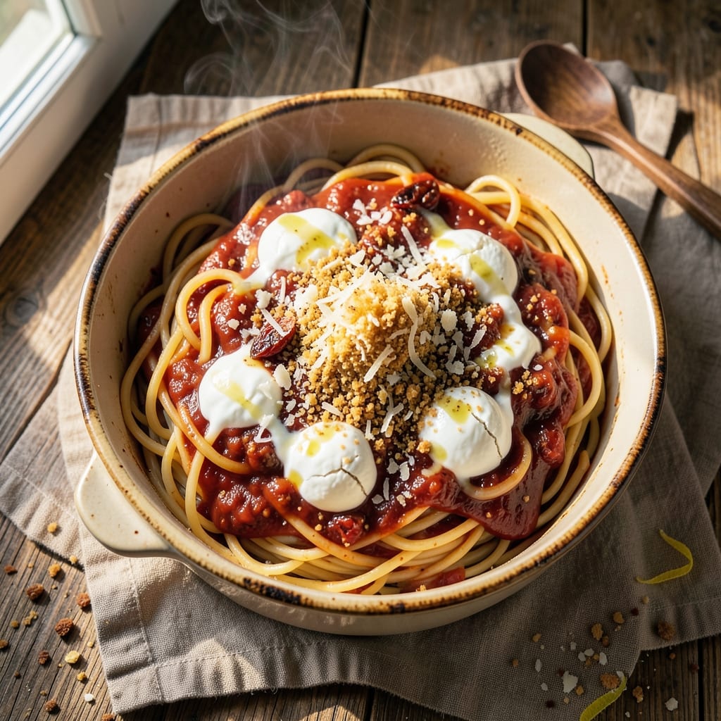 5-Star Baked Spaghetti Recipe: Cheesy Layered Luxury in One Pan 5-Star Baked Spaghetti Recipe: Cheesy Layered Luxury in One Pan