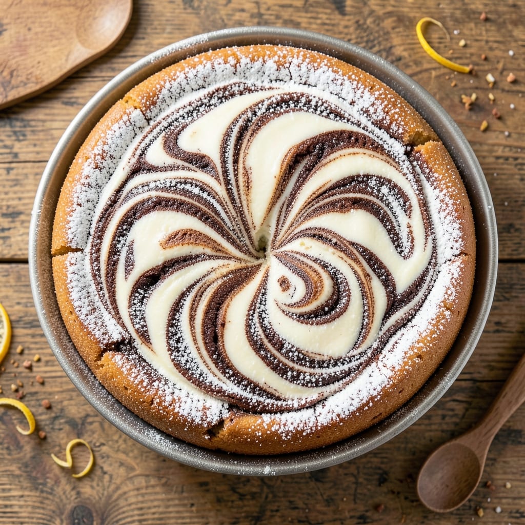 10 Inch Marble Cake Recipe: Swirled Vanilla-Chocolate Magic in One Pan