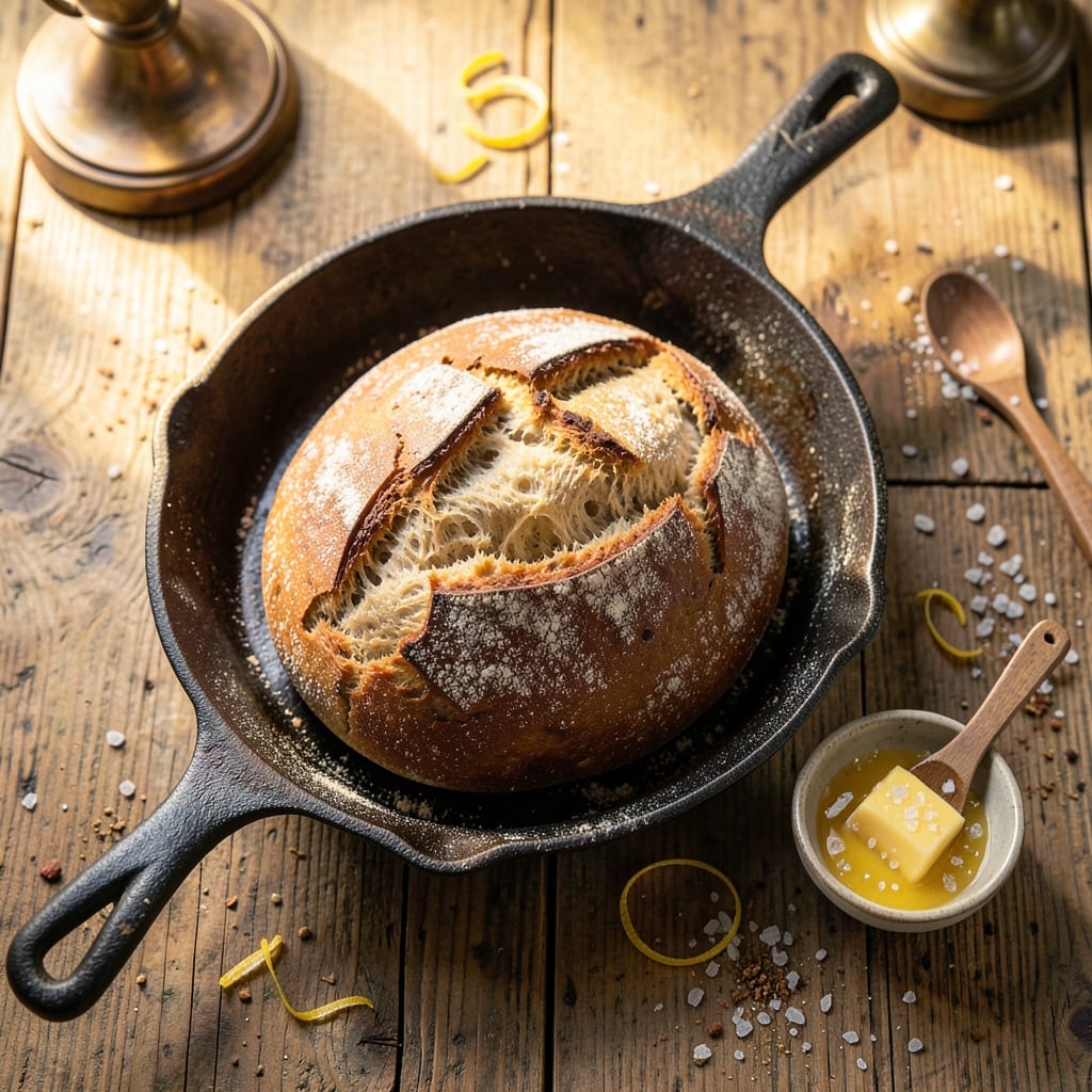 1940s Bread Recipe: Homemade Sourdough With Rustic Charm