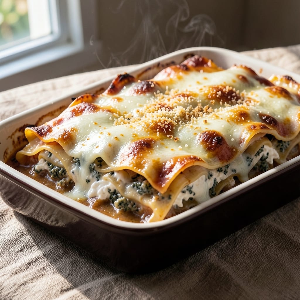 5 Cheese Lasagne Recipe: Layers of Melty Goo and Al Dente Noodles