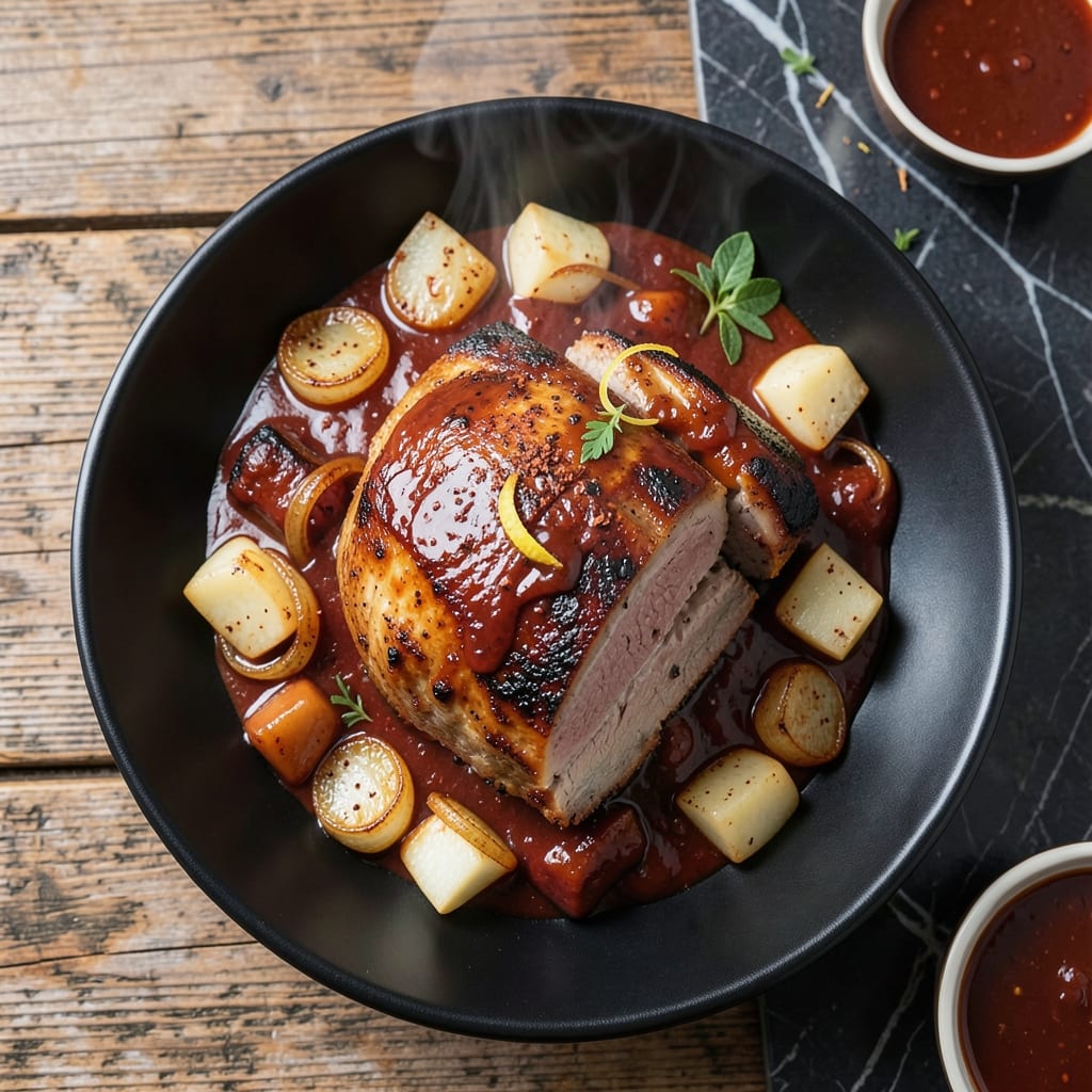 BBQ Pork Roast Recipe Slow Cooker: Hands-Off Smoky Tenderness