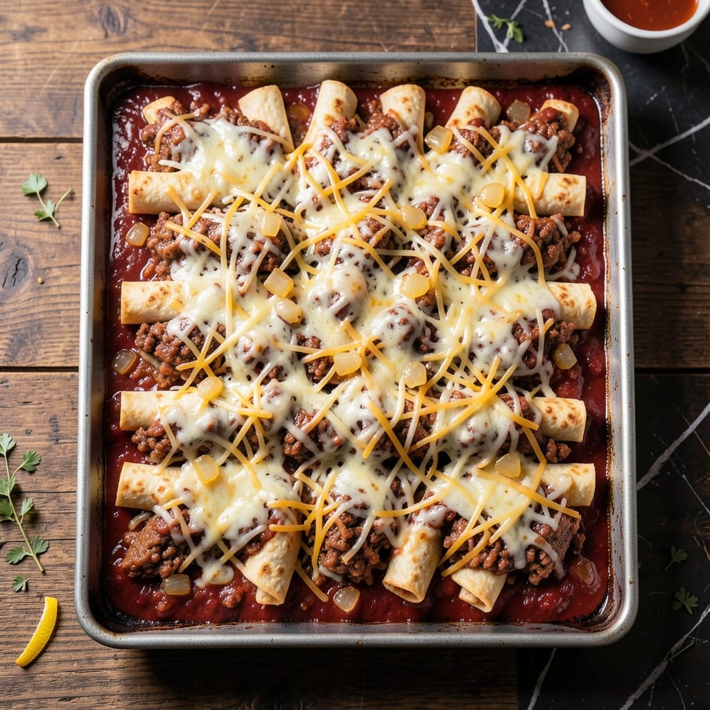 Sheet Pan Enchilada Recipe: Cheesy Layers With Minimal Cleanup