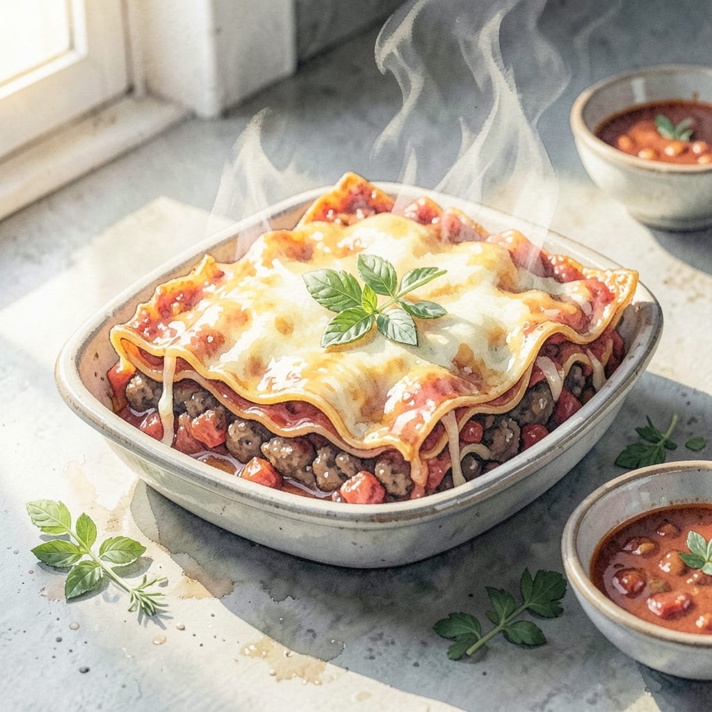Lasagna Recipe No Ricotta: Béchamel-Based Layers of Comfort