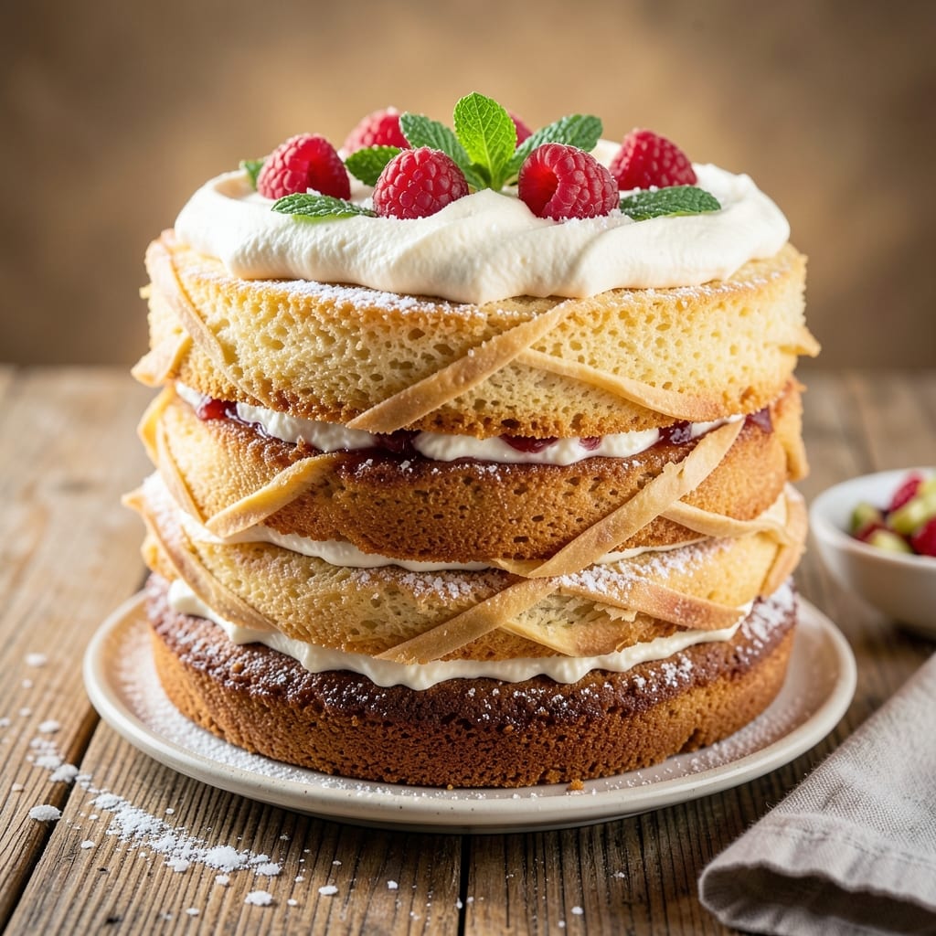 2-Layer Sheet Cake Recipe: Precision-Stacked Frosting Bridges for Stable Height