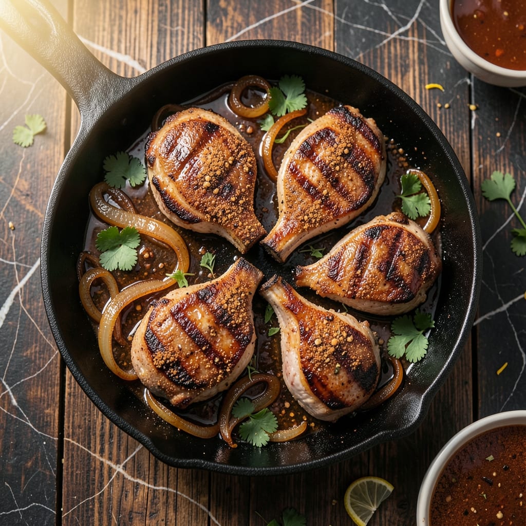 BBQ Pork Chops Recipe Grill: Smoky Char with Juicy Centers
