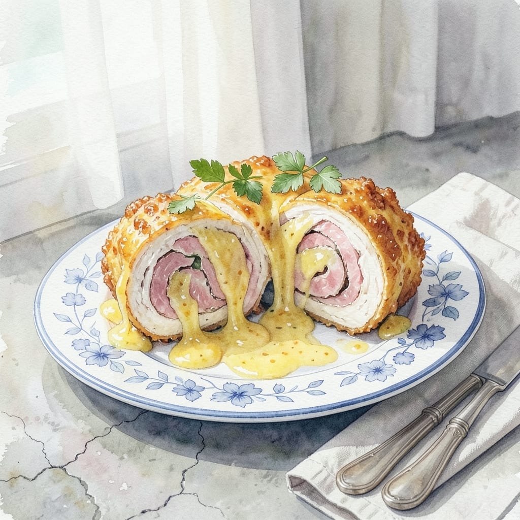 Jamie Oliver's Chicken Cordon Bleu Recipe: Crispy Ham and Cheese Elegance