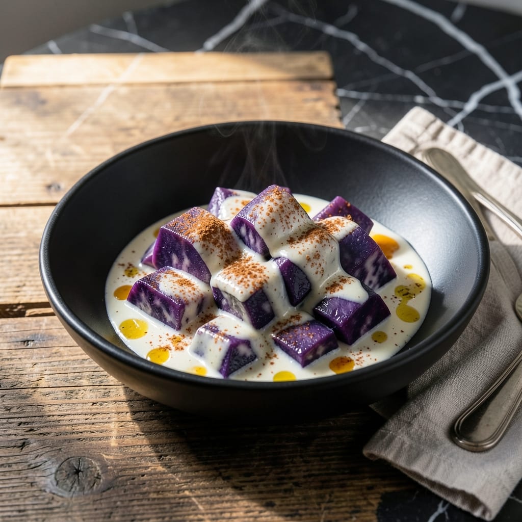 Malanga Lila Recipe: Authentic Caribbean Purple Yam Delight