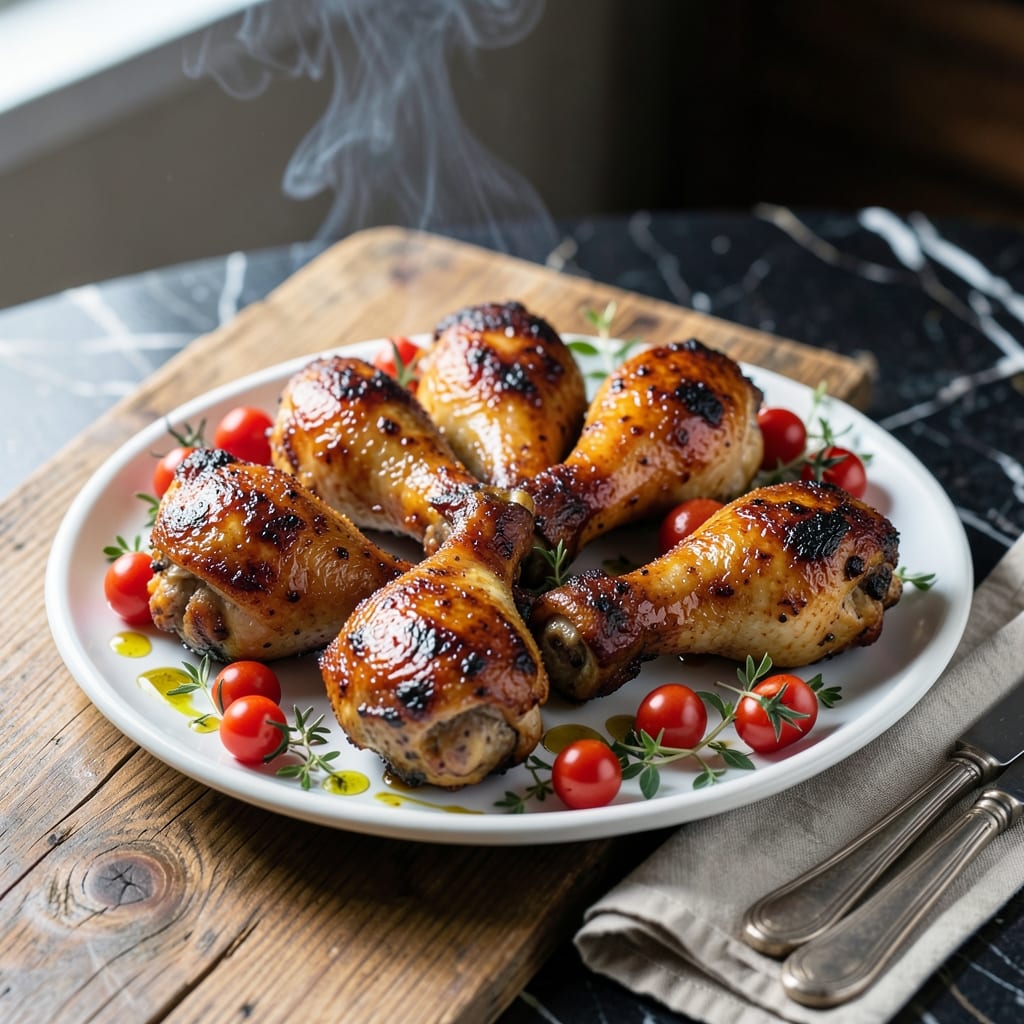 BBQ Chicken Thighs Recipe Grill: Smoky Char With Juicy Meat