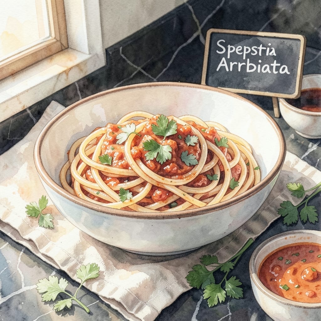 Pasta Arrabiata Recipe Italian: Spicy Tomato Sauce With Al Dente Bite