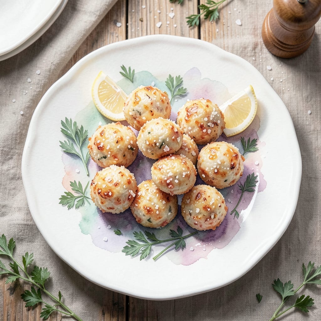 Crab Balls Recipe Baked: Crispy Golden Bites With Sweet Lump Meat