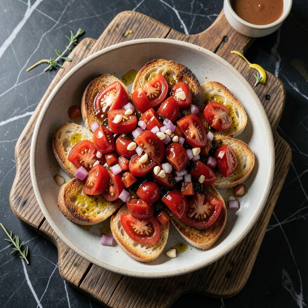 Bruschetta Recipe Without Basil: Garlicky Tomato Bites With Oregano Zing