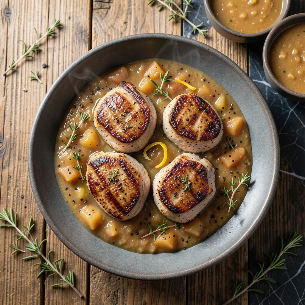 Applesauce Pork Chop Recipe: Sweet and Savory Pan-Seared Perfection