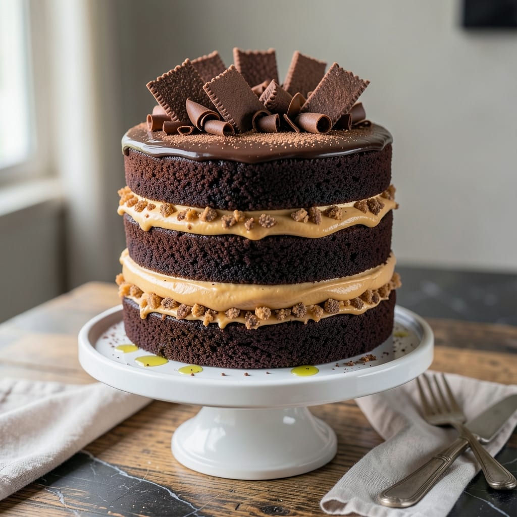 Skor Cake Recipe: Toffee-Chocolate Indulgence With Caramel Crunch