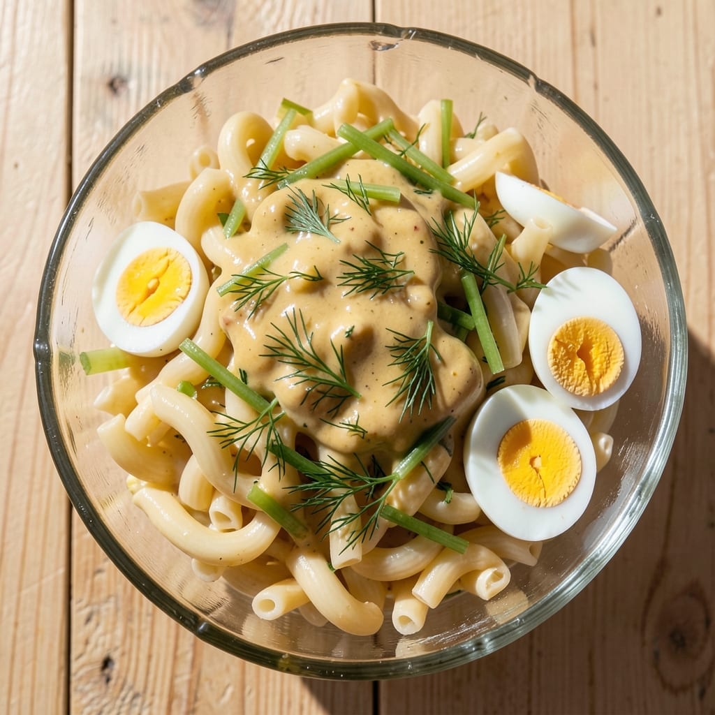 1950s Macaroni Salad Recipe: Vintage Creaminess With Crunchy Celery Bites 1950s Macaroni Salad Recipe: Vintage Creaminess With Crunchy Celery Bites