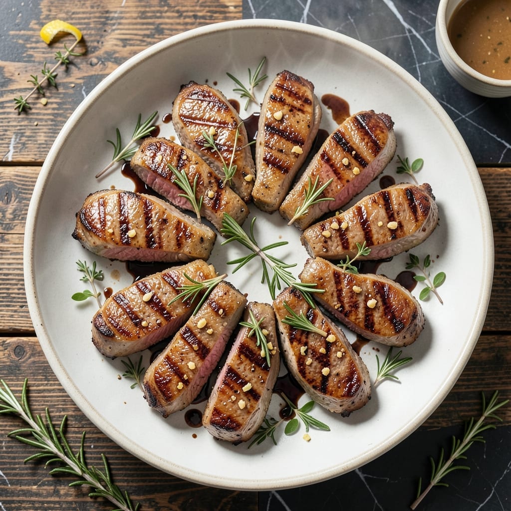 Recipe for Air Fryer Lamb Chops: Rosy Pink Centers and Herb-Crusted Edges