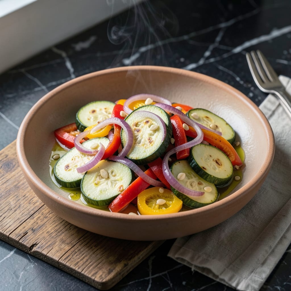 Zucchini Bell Pepper Onion Recipe: Colorful Sautéed Medley