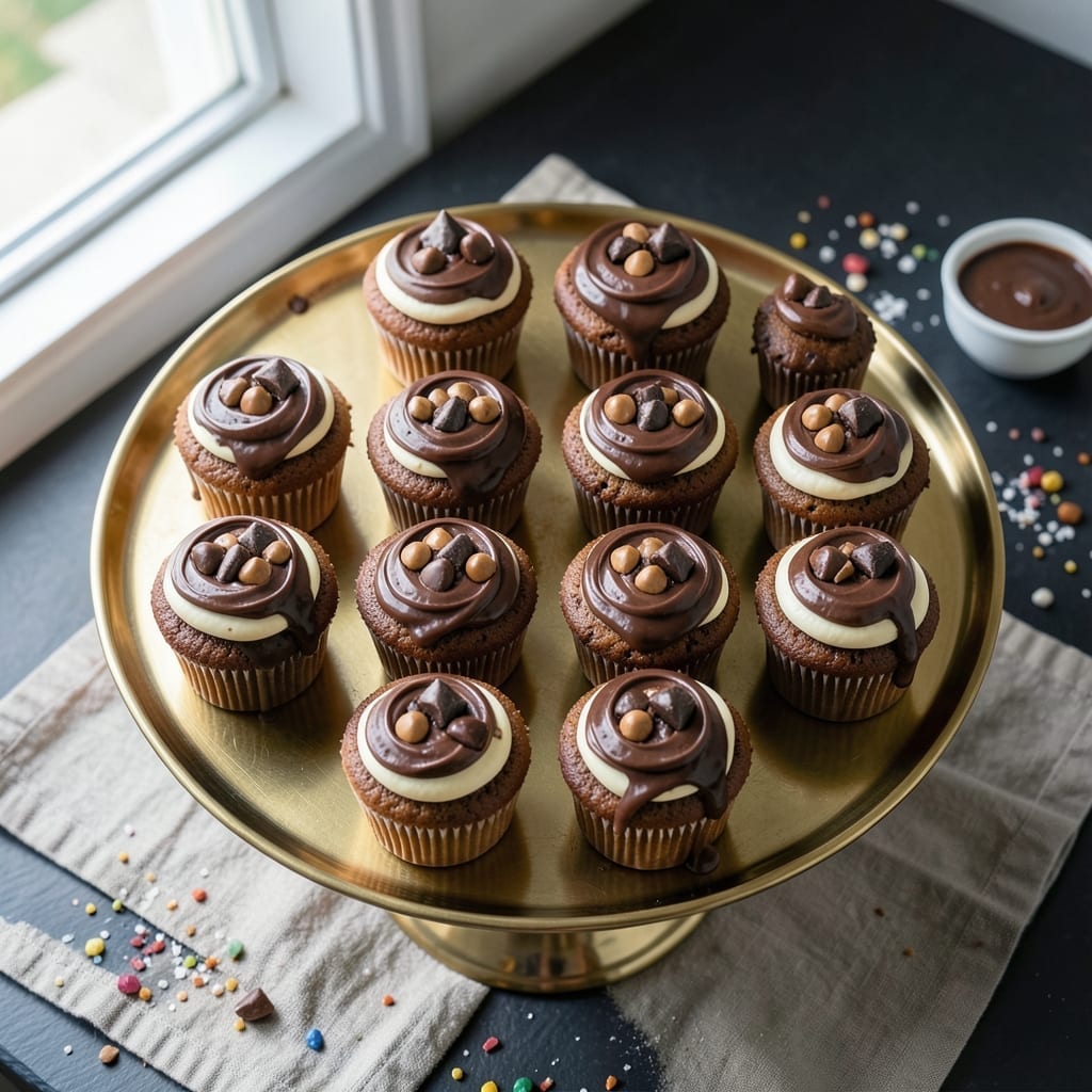 4 Chocolate Cupcakes Recipe: Rich Ganache-Drizzled Towers in 30 Minutes 4 Chocolate Cupcakes Recipe: Rich Ganache-Drizzled Towers in 30 Minutes
