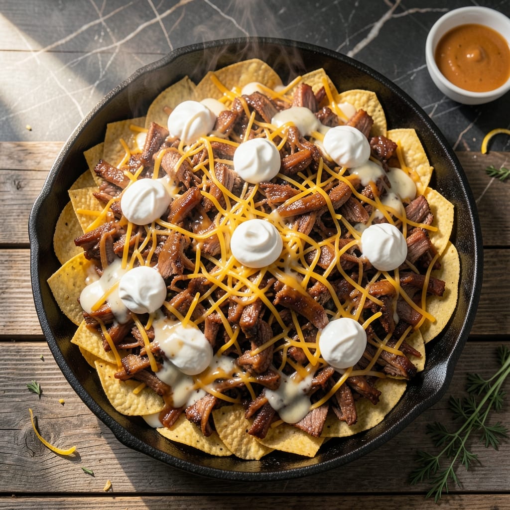 BBQ Pulled Pork Nachos Recipe: Loaded With Smoky Cheese and Jalapeños