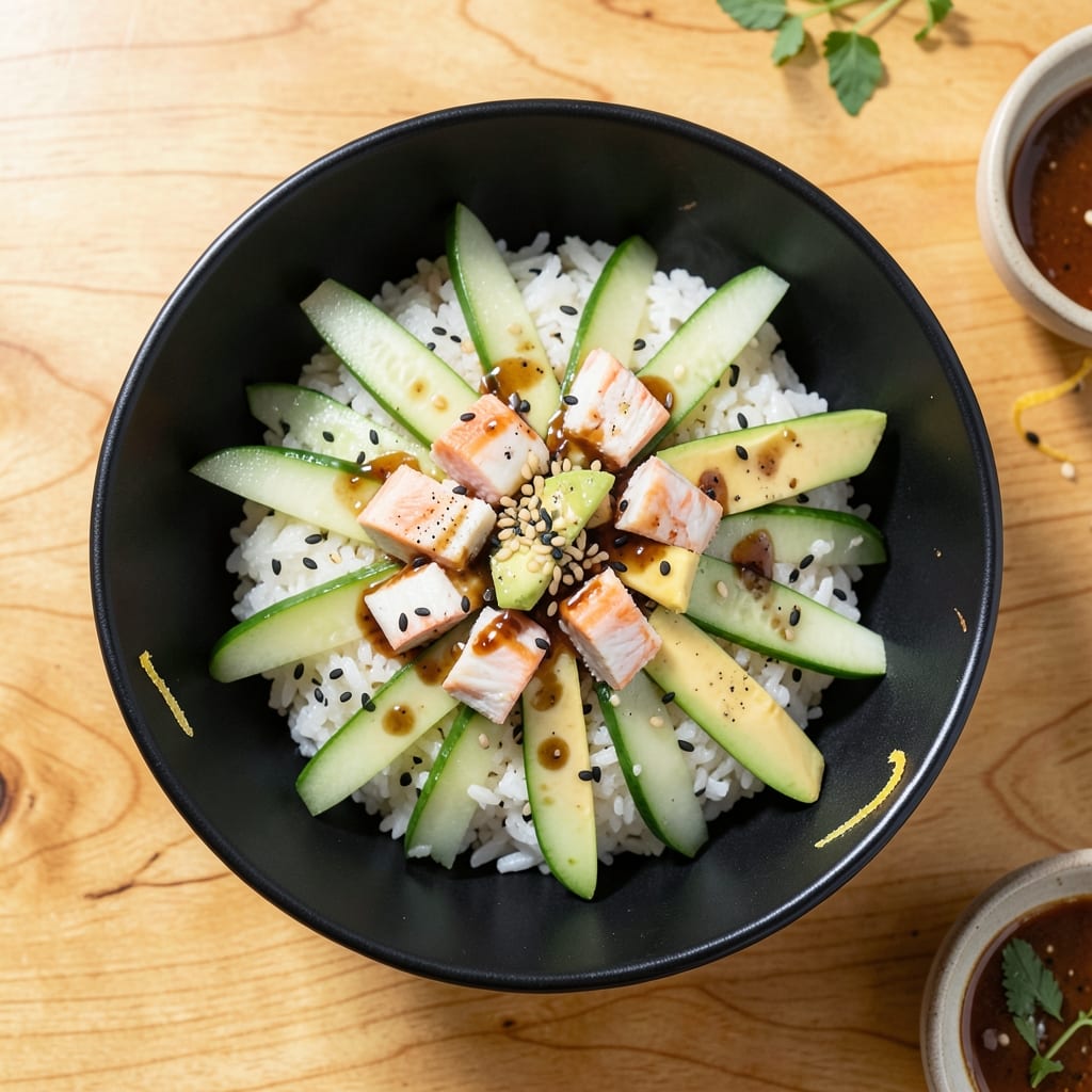 California Roll Cucumber Salad Recipe: Crisp and Refreshing Sushi-Inspired Crunch
