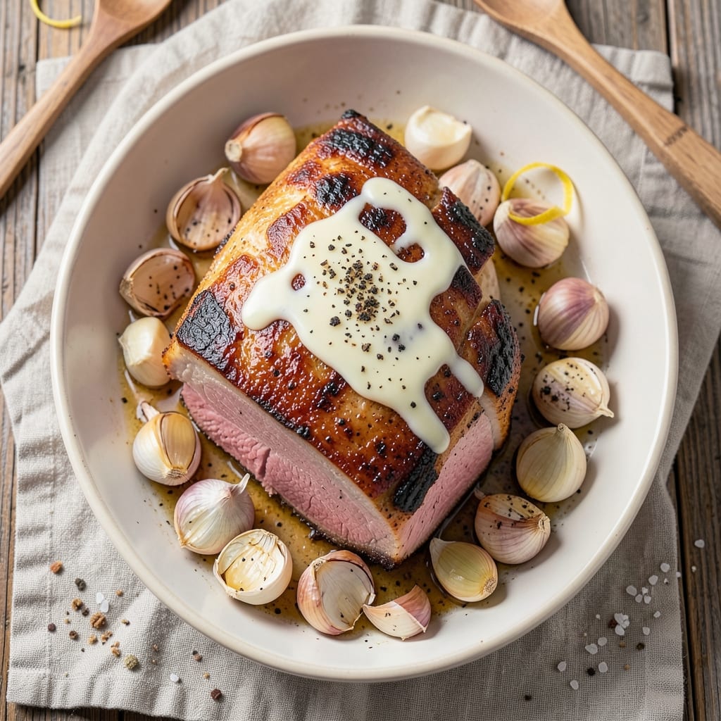 4-Pound Pork Loin Roast Recipe: Juicy Pink Center Guaranteed With Crispy Skin