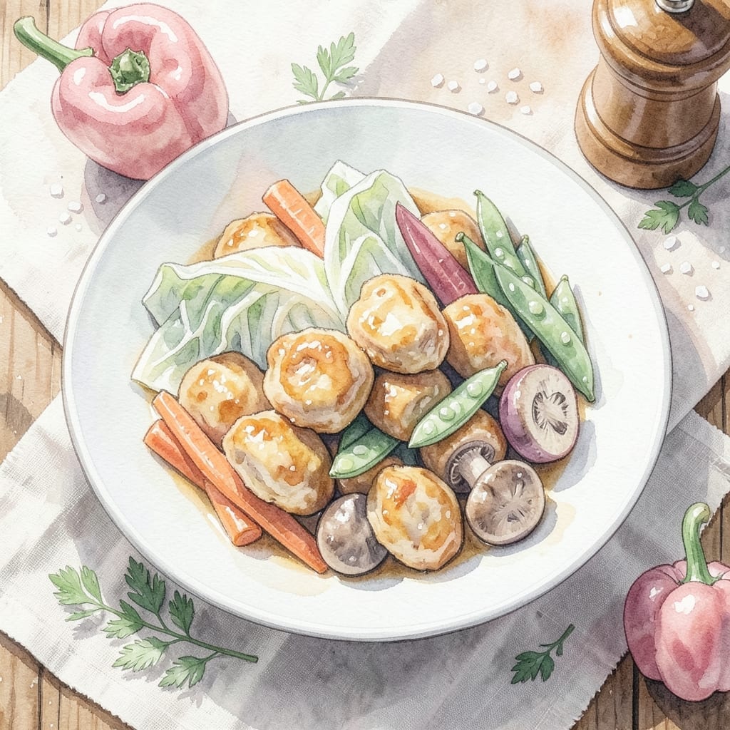 Chopsuey Recipe Chicken: Stir-Fry Vegetables With Tender Chicken Pieces