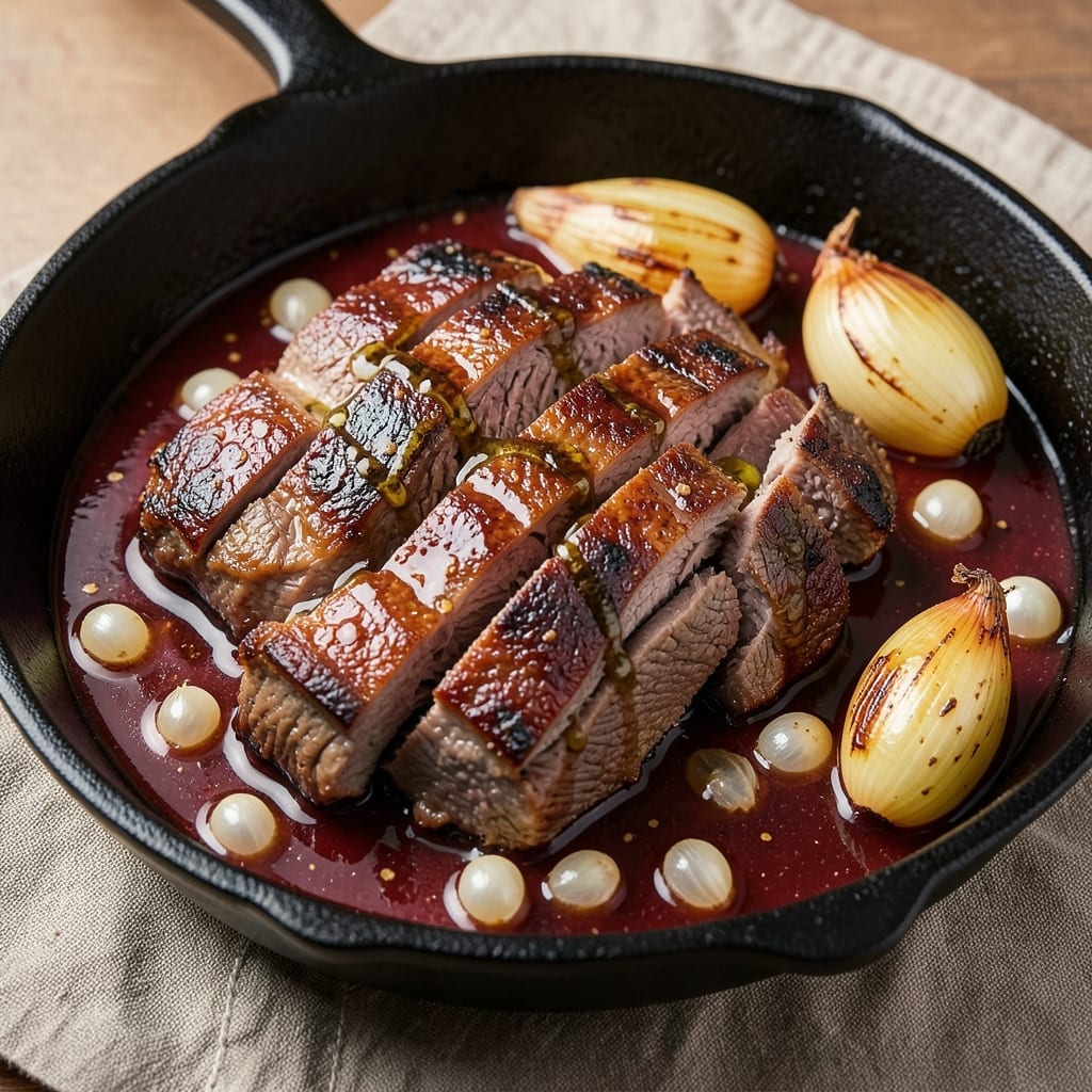 4-Ingredient Slow Cooker Smothered Beef Recipe: Deep-Rich Gravy That Needs No Extra Effort