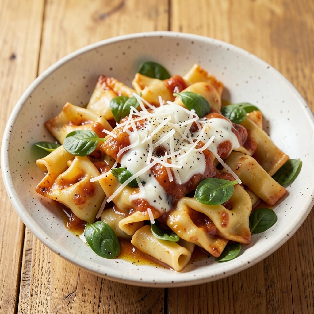 3 Cheese Tortellini Pasta Recipe: Al Dente Noodles Swimming in Rich Melty Cheese