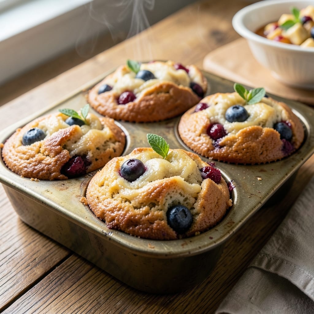 5-Ingredient Banana Blueberry Muffins Recipe: No-Fuss Baking With Hidden Fruit Power