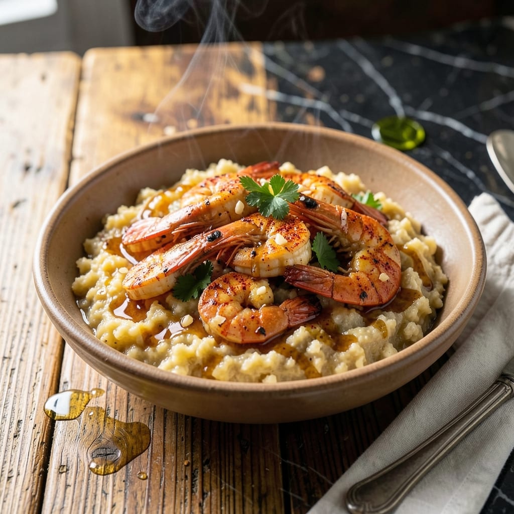 Tupelo Honey Shrimp and Grits Recipe: Sweet Heat Meets Creamy Stone Ground Tupelo Honey Shrimp and Grits Recipe: Sweet Heat Meets Creamy Stone Ground