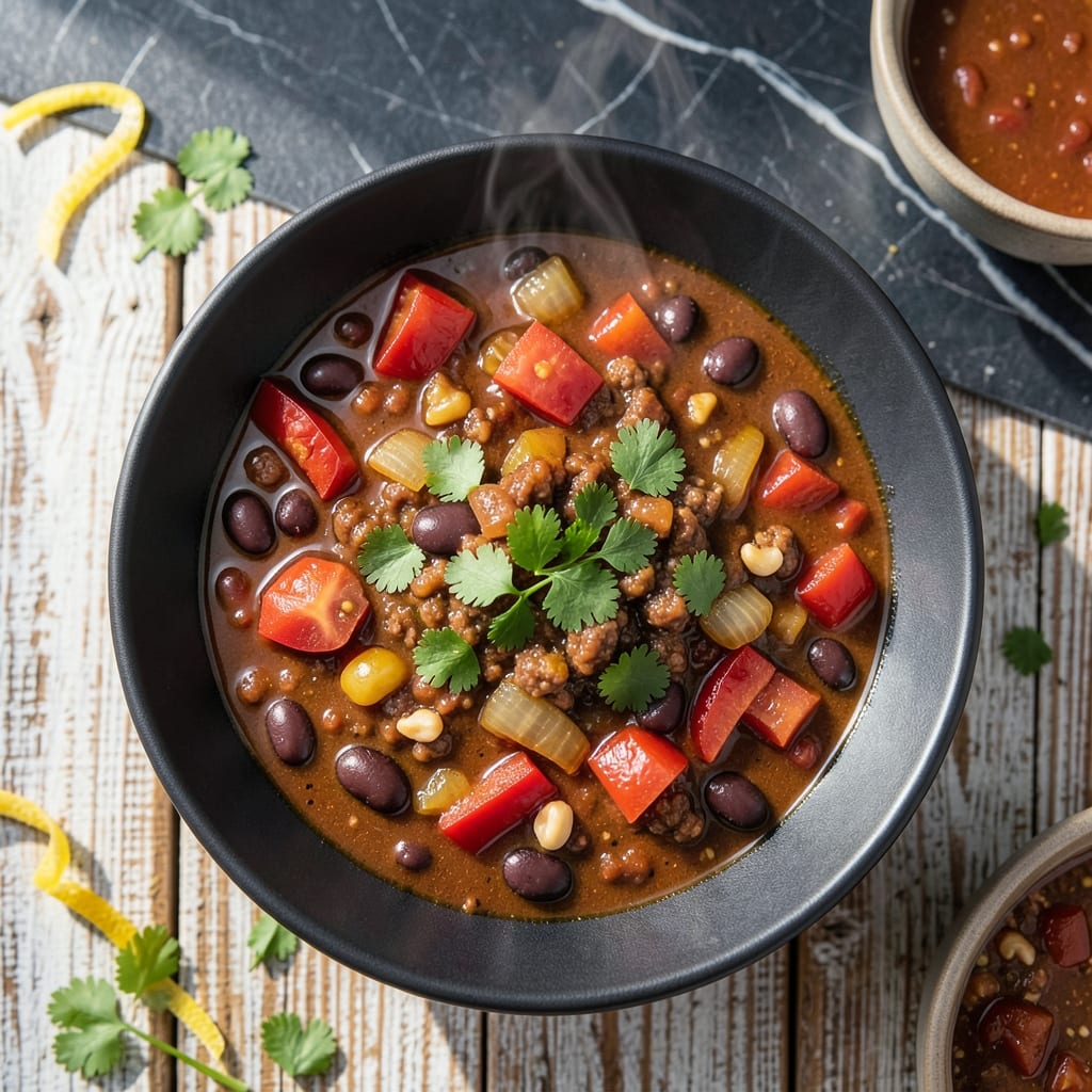 Vegetarian Chili Recipe: Hearty Bean and Veggie Richness
