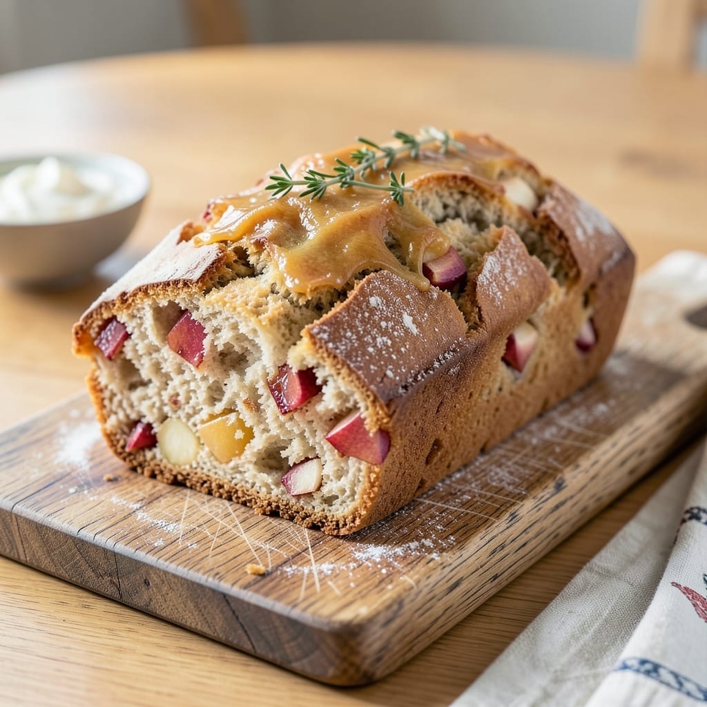 3 Ingredient Apple Bread Recipe: Sweet Spice Swirl With No Mixer Needed