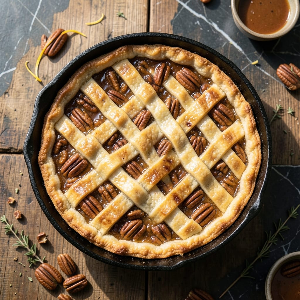 1920 Pecan Pie Recipe: Buttery Crust and Caramelized Pecan Bliss