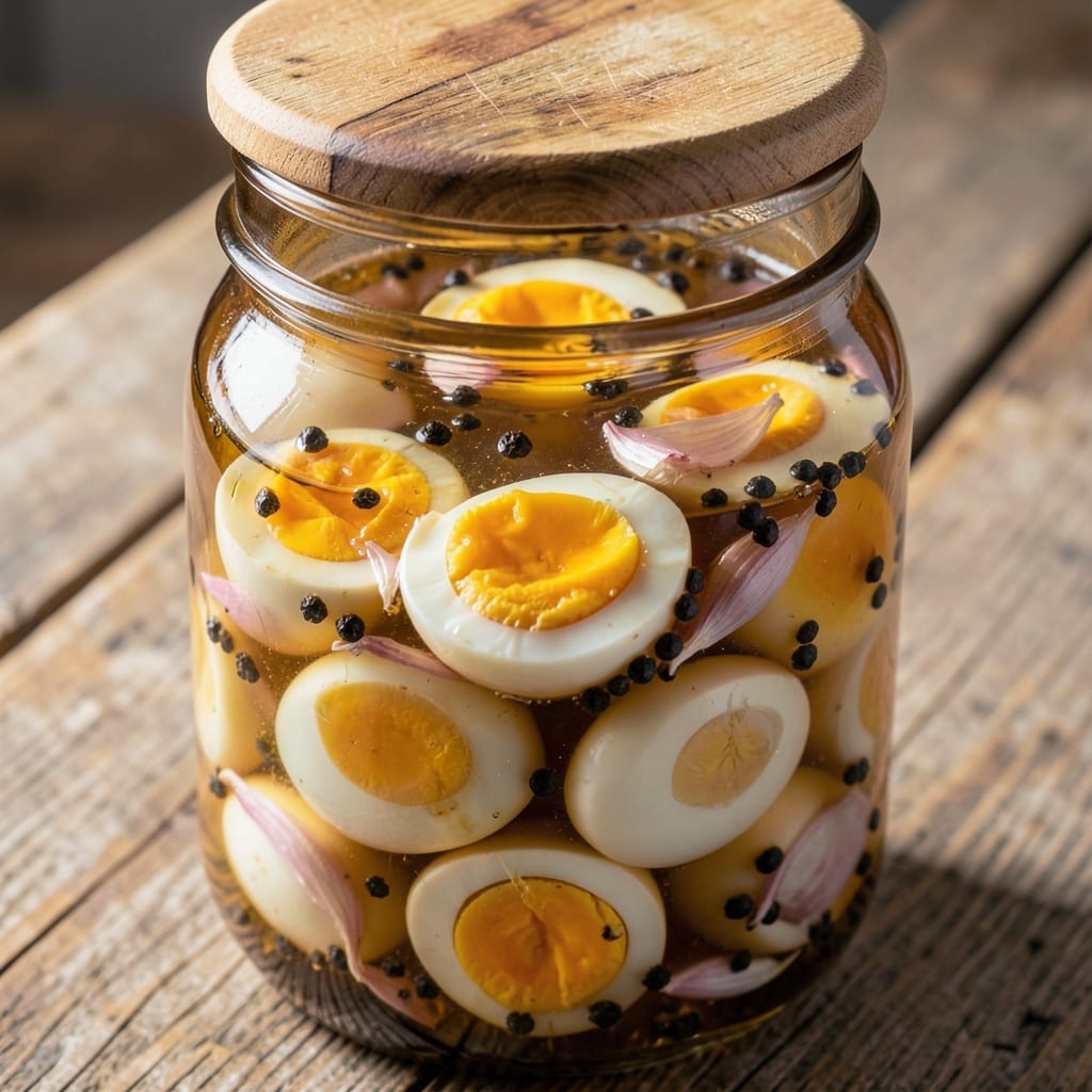 1 Gallon Pickled Eggs Recipe: Vinegar-Packed Crunch in 24 Hours
