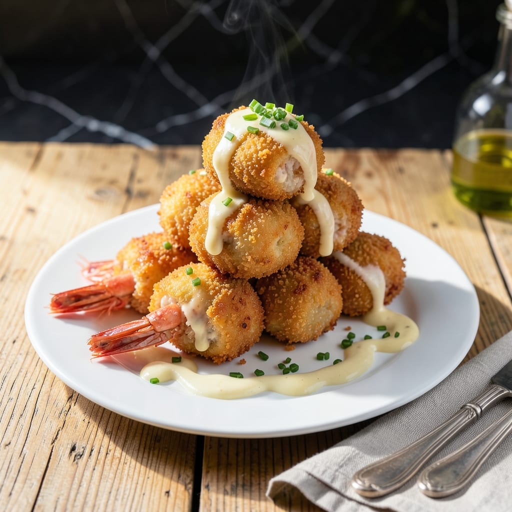 Shrimp Croquettes Recipe: Crispy Golden Bites With Creamy Centers Shrimp Croquettes Recipe: Crispy Golden Bites With Creamy Centers