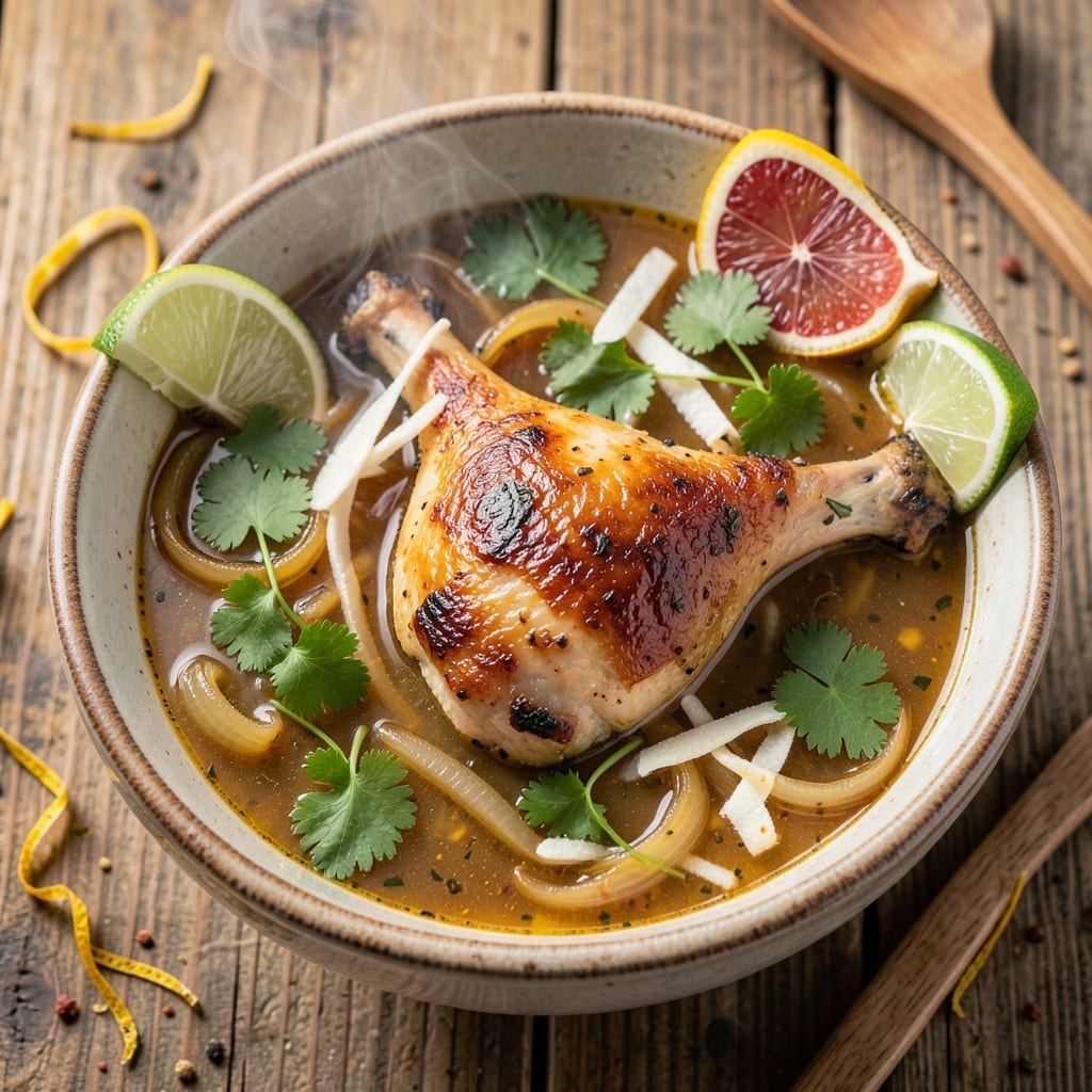 5-Ingredient Chicken Tortilla Soup Recipe: Zesty Lime and Cilantro Brightness